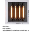 WPD Indoor Wall Lamps Fixtures LED Black Light Classical Lighting Loft  Sconces for Home Bar Cafe