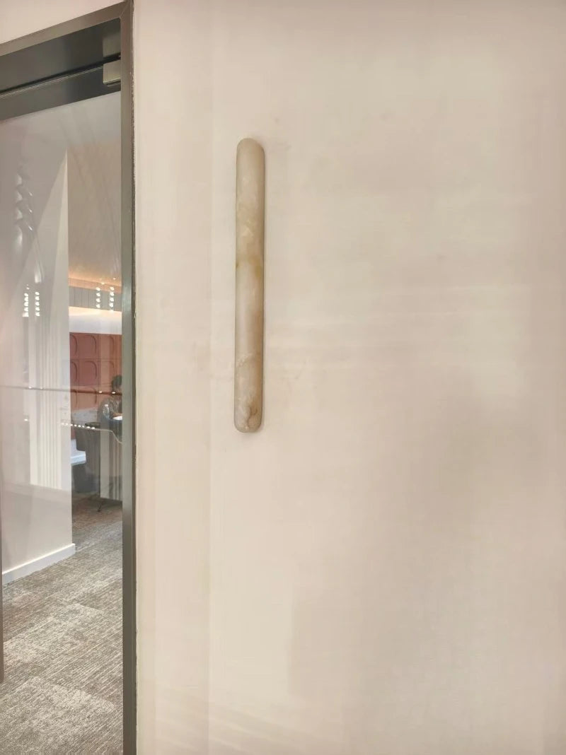 LED Spanish Imported Natural Marble Wall Lamp Designer Style Villa Living Room Hotel Bedroom Bedside Wall Lamp Indoor Home Decor