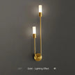 Black Gold LED Wall Lamps with G9 Light Bulb for Bedroom Bedside Interior LED Wall Lights Wall Sconce for Corridor Foyer Kitchen