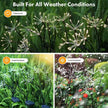 6/810 Heads Solar Light Waterproof Sparkling Stars LED Floral Firework 2 Modes Switching Ground Mounted Landscape Lighting