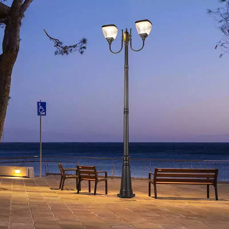 Modern Outdoor Street Lights for Villa Yard Garden Waterproof Aluminum Lamps High Pole Pillar Lamp Landscape Decor Lighting IP65