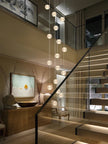 Modern Stair chandelier Pendant lights indoor lighting Ceiling lamp hanging light led Chandeliers for living room indoor lightin