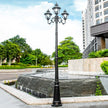 (H≈2.3M)Courtyard Street Lamp Community High Pole Lamp Outdoor Waterproof Lawn Lamp Villa Outdoor Retro Courtyard Lamp Landscape