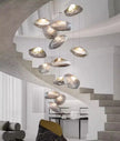 Nordic home decoration, stair chandelier, living room and dining room Pendant lights, ceiling light, indoor lighting