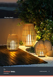 Solar Lights LED Floor Lamp Outdoor Waterproof Solar Energy Imitation Rattan Ambient Lamp Villa Gate Garden Courtyard lighting