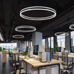 Modern Ring LED Chandelier Dimmable for Tables Dining Living Room Bedroom Kitchen Island Pendant Lamp Home Decor lusters Fixture