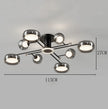 Nordic home decoration salon bedroom decor smart led lamp lights for room dimmable Ceiling light lamparas indoor lighting