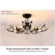 VIOLET Modern Crystal Ceiling Light American Country LED Creativity Living Room Dining Room Bedroom Coffee shop clothing store