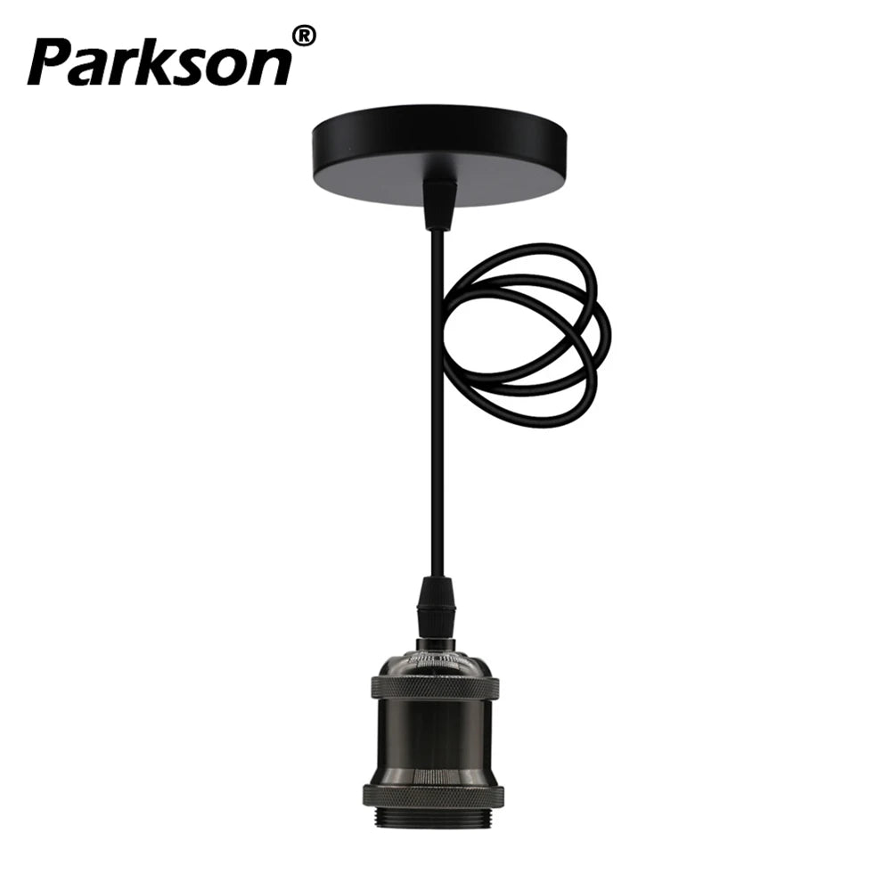 Retro Pendant Lights E27 110V 220V Socket Vintage Aluminum ceiling Light Bedside multicolour chandelier Light Industrial Lamp