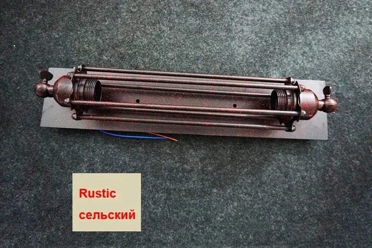 American Industrial Electroplated silver Vintage Wall Lamp 8W Led Wall Light Bedroom Cafe Restaurant Bedside Wall Light