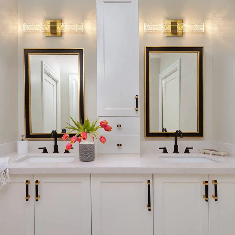 Modern Bubble Crystal LED Wall Lamps Bathroom Dresser Living Room Bedroom Mirror Wall Sconces Indoor Decoration Lighting Lustres