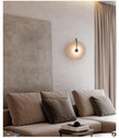 Modern LED Marble Wall Sconce Light Fixture Alabaster Lamp Living Room Bedroom Bedside Home Art Decoration Stone Decor Indoor