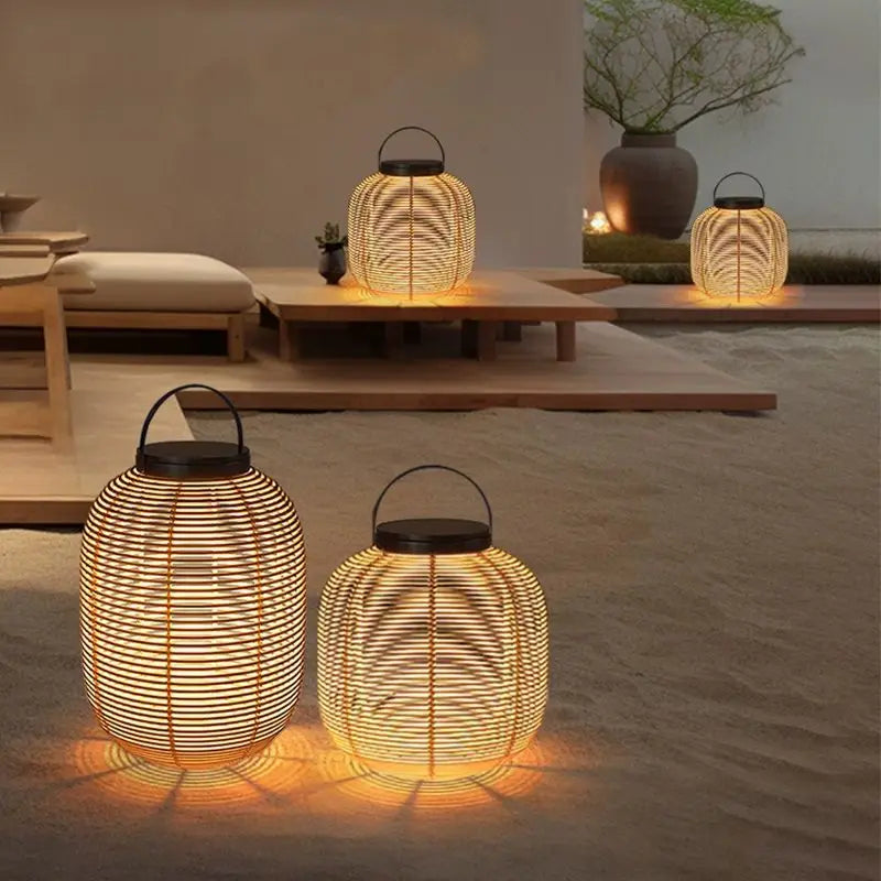 LED Solar Powered Handheld Light Outdoor Waterproof Courtyard Garden Lawn Landscape Decoration Atmosphere Lighting Fixtures
