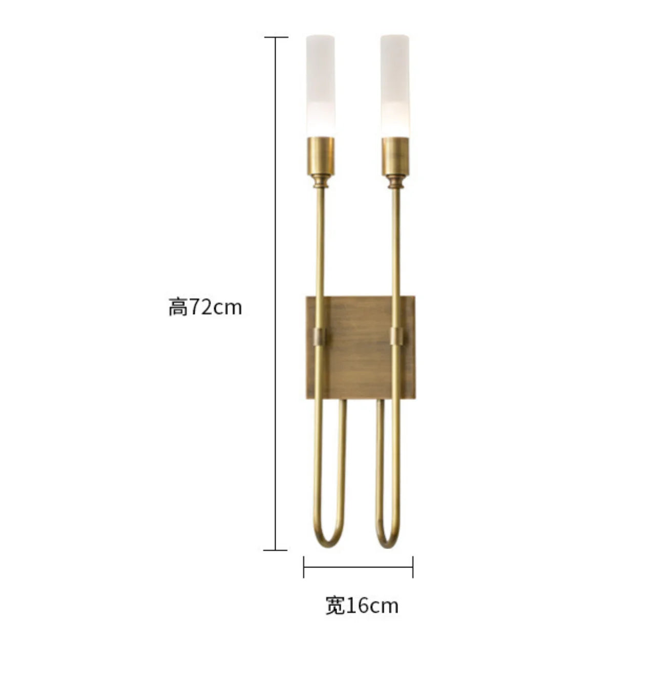 Modern Luxury Double Head Wall Lamp American Style LED Sconce for Living Room Bedroom Bedside Staircase Hotel Villa Dining