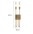 Modern Luxury Double Head Wall Lamp American Style LED Sconce for Living Room Bedroom Bedside Staircase Hotel Villa Dining