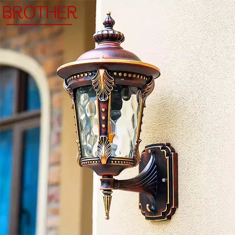 BROTHER Contemporary LED Outdoor Wall Lamps Electric Simplicity Waterproof Balcony Hallway Courtyard Villa Gate Hotel