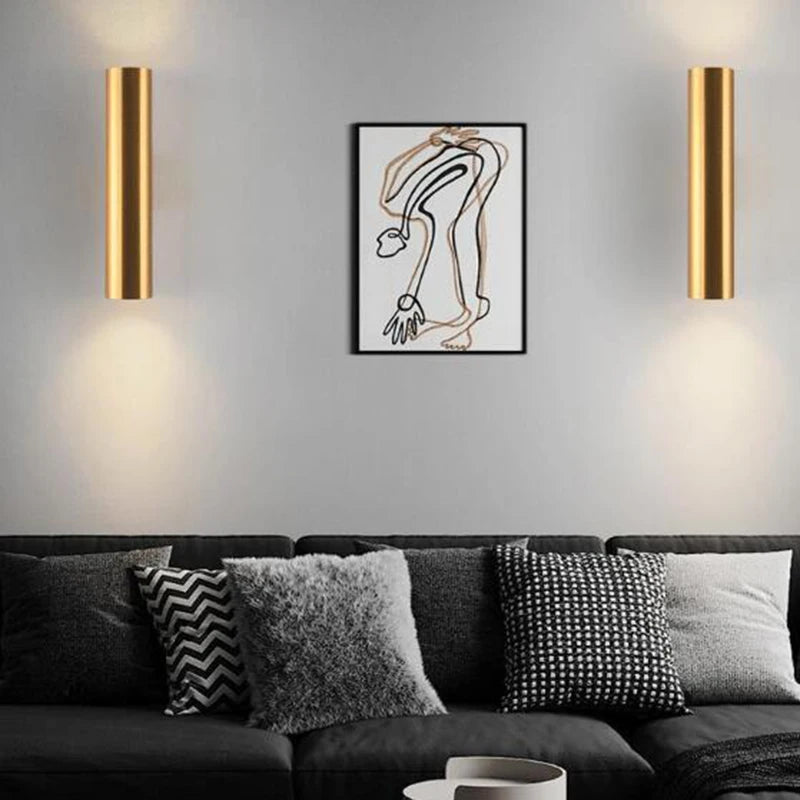 Nordic Interior Wall Led Light Modern Minimalist Aisle Stair TV Background Lamp Indoor Bedside Living Room Decoration Wall Light
