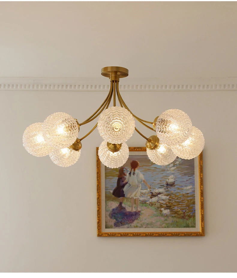 2025Modant Creative Glass Ball Acrylic Designer Ceiling Light for Living Room Bedroom Villa Home Decoration Hanging Light