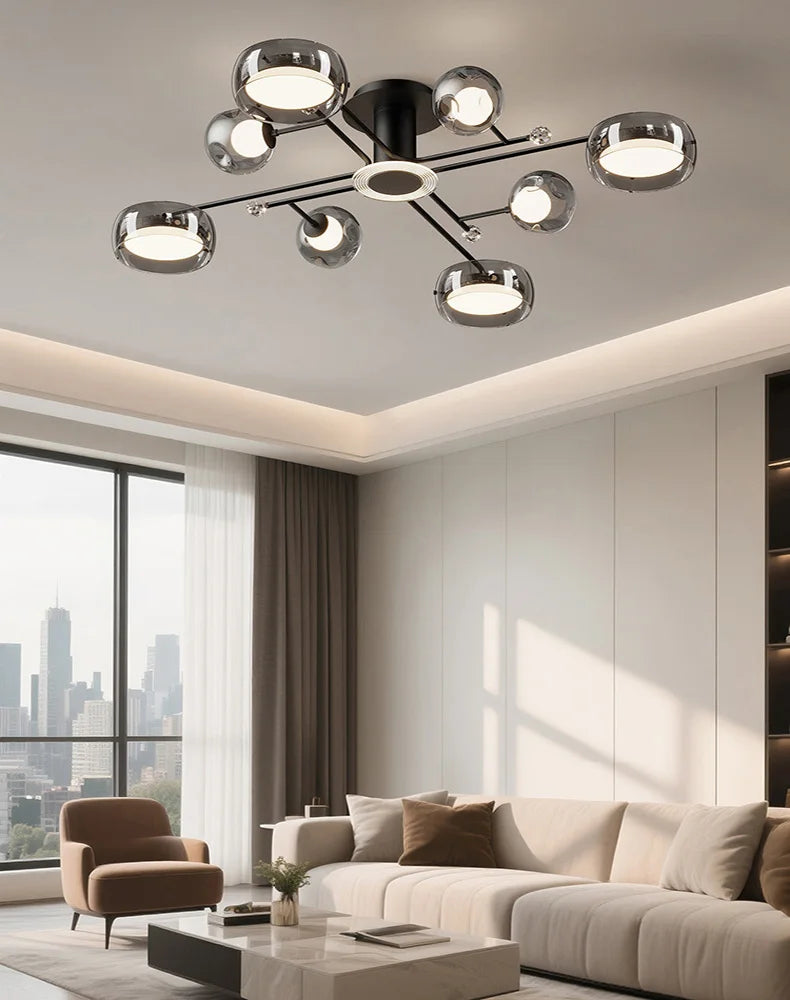 Nordic home decoration salon bedroom decor smart led lamp lights for room dimmable Ceiling light lamparas indoor lighting