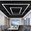 Modern minimalist geometric pendant lights, for dining room, gym, office, LED hollow office pendant lights
