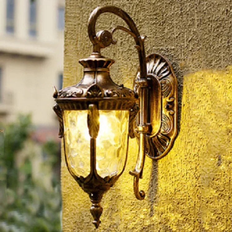 DurableEuropean Outdoor Wall Lamp Indoor And Outdoor Waterproof Led Wall Lamp Simple Corridor Gate Balcony Villa Courtyard Lamp
