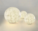 Resin Fiber Outdoor Lunar Lawn Lamp Round Waterproof Atmosphere Lamp Garden Ground Plug Landscape Lighting