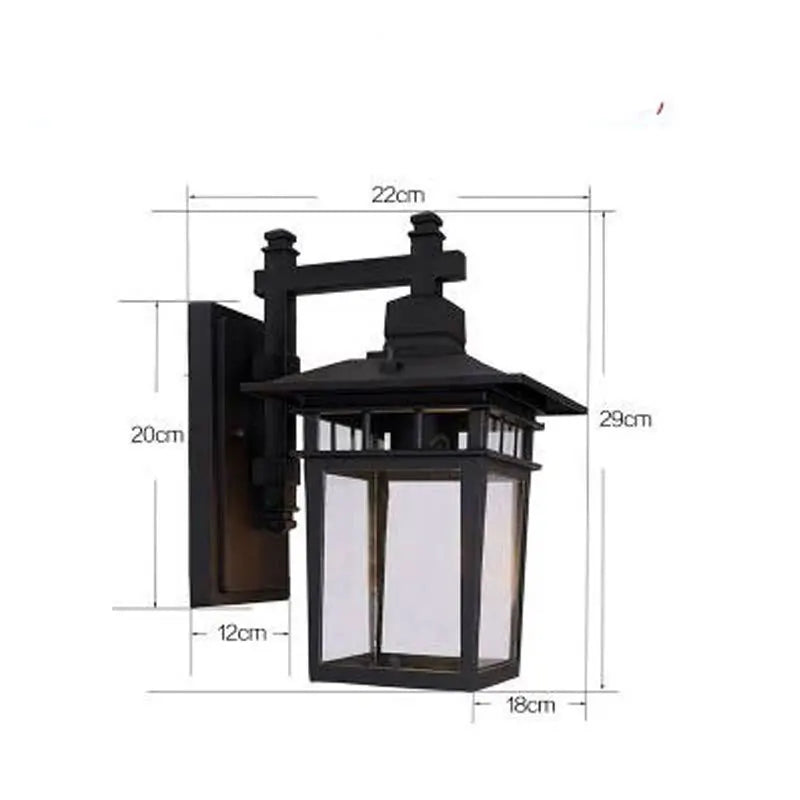 Exterior Wall Lamp Outdoor Lamp Waterproof Garden Lamp Balcony Wall Lamp Stairway Aisle Entrance Door Outdoor Wall Lamp