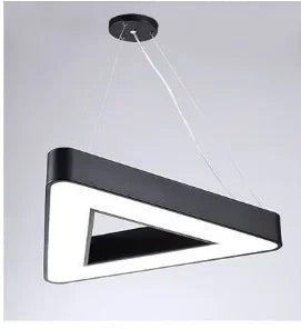 Creative Hexagonal Led Lamps Office Chandelier Round Simple Y-shaped splicing Special-Shaped Chandelier Gym Office Light