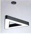 Creative Hexagonal Led Lamps Office Chandelier Round Simple Y-shaped splicing Special-Shaped Chandelier Gym Office Light