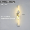Modern Living Room Long Wall Lights with Anlter Design Gold Black TV Background Decorative Wall Lamp for Bedroom Remote Control