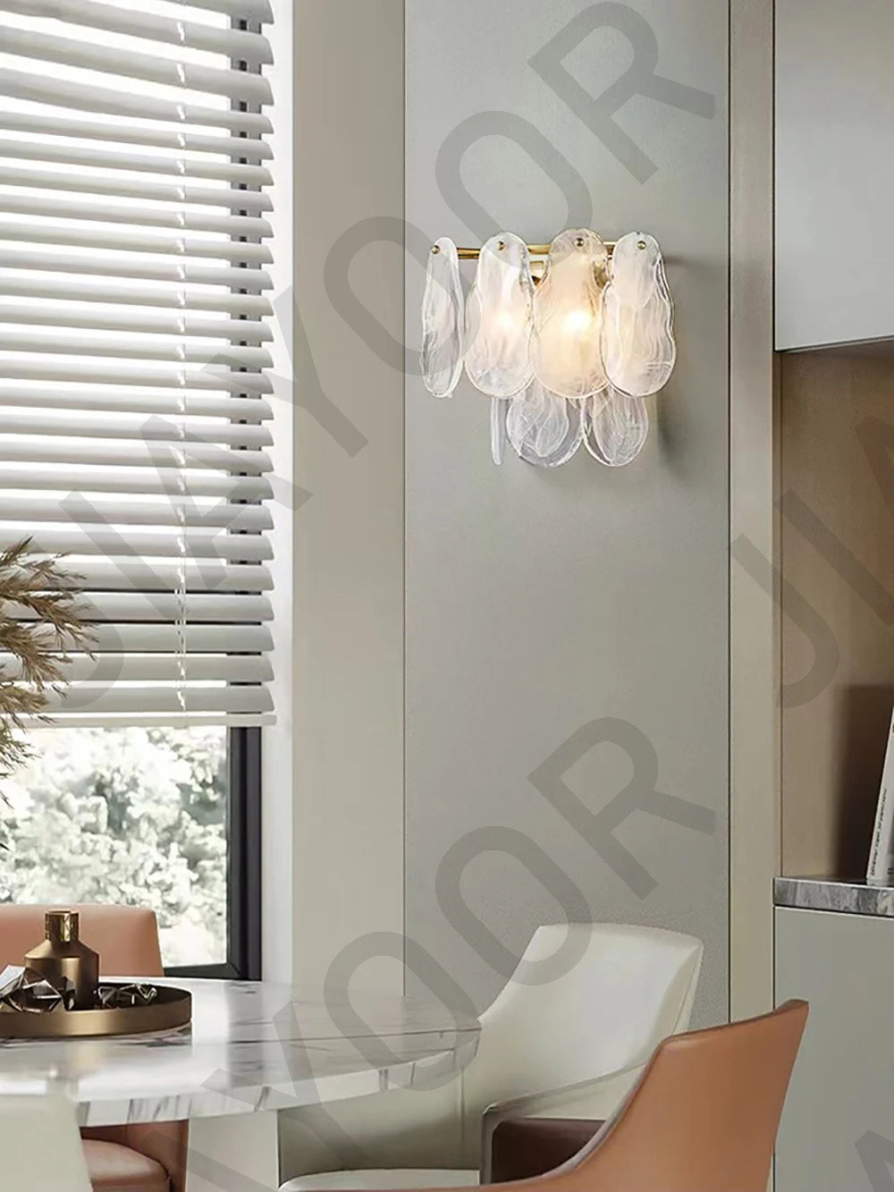 Cream Style Chandelier Lighting Fixtures Furniture Luxurious Living Room Decoration Glass Cloud Chandelier Simple And Modern