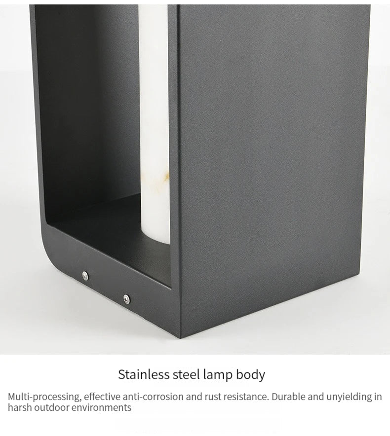 Garden Light Solar LED Light Fence Light Outdoor Waterpoof Landscape Lighting Lawn Lamp Villa Courtyard Decor Floor Lamps