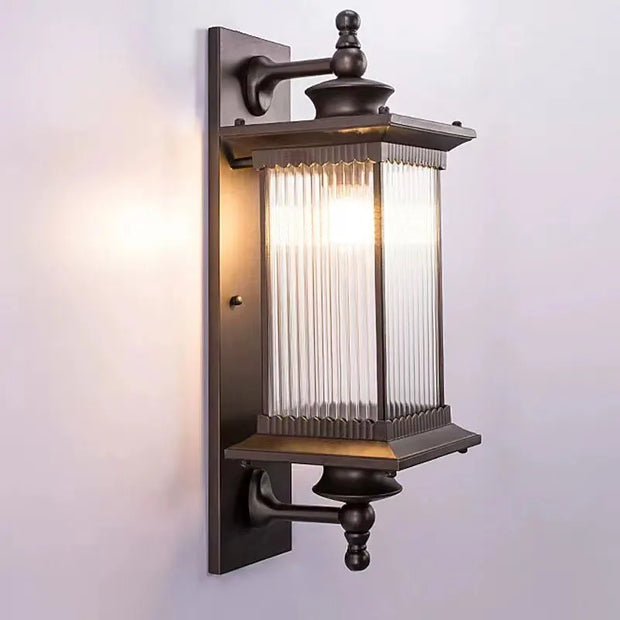 Retro Waterproof Outdoor Wall Lamp European Balcony Villa Garden Wall Light Courtyard Exterior Wall Lamp Corridor Aisle Lighting
