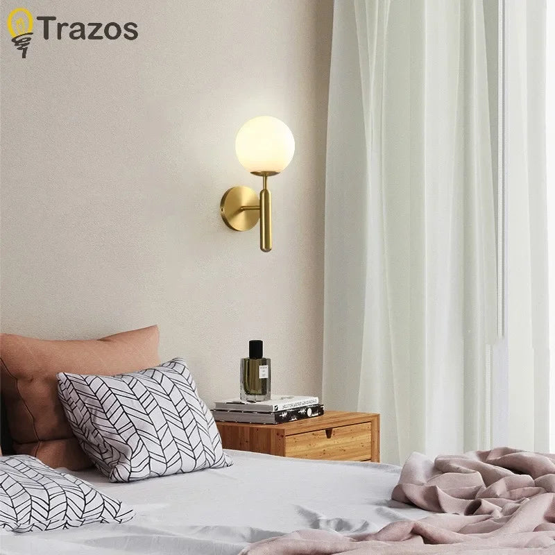 Simple Modern LED Wall Lamps are Suitable For Hotel Bedroom Bedside Living Room Home Decoration Lamps Aisle Wall Lamps