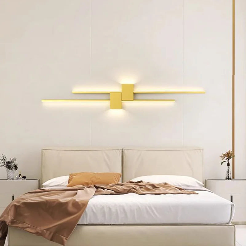 DINDALLED Modern LED Wall Lamp Bedside Sconce for Bedroom Living Room Hallway Home Decor