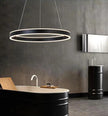 Modern Ring LED Chandelier Dimmable for Tables Dining Living Room Bedroom Kitchen Island Pendant Lamp Home Decor lusters Fixture