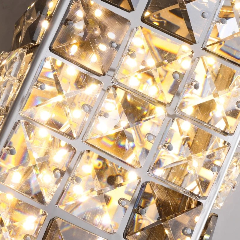 Crystal LED Wall Lights High-end Modern Interior Wall Lamps Bedside TV Background Restaurant Decor Lighting Fixtures