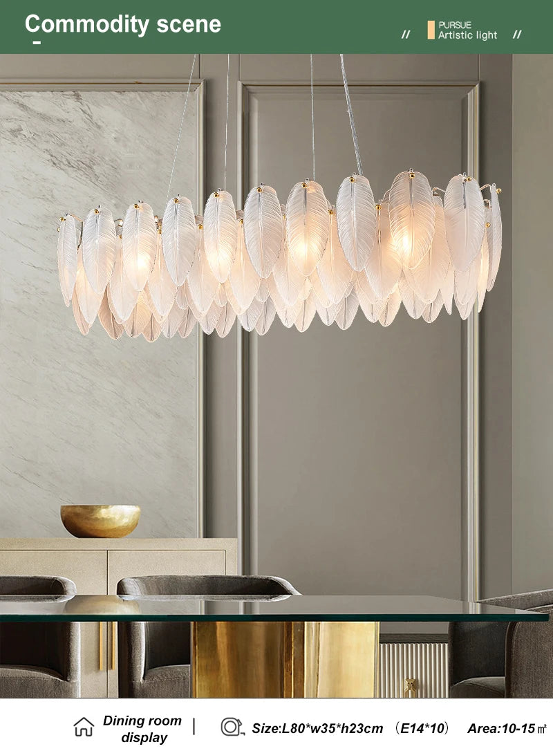 Modern dining room crystal chandelier kitchen LED ceiling chandelier living room crystal lamp home decor chandelier lighting