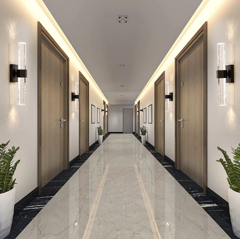 Modern Bubble Crystal LED Wall Lamps Bathroom Dresser Living Room Bedroom Mirror Wall Sconces Indoor Decoration Lighting Lustres