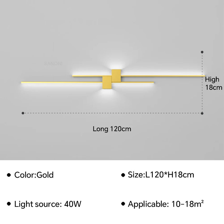 DINDALLED Modern LED Wall Lamp Bedside Sconce for Bedroom Living Room Hallway Home Decor