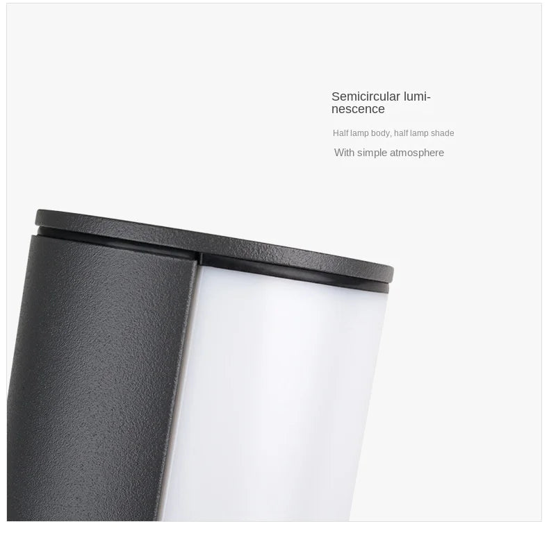 Home garden street lamp, road body with AC power supply, for landscape floodlighting