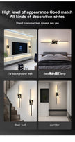 Modern LED Wall Light Minimalist Vertical Light Fixture Sleek Black Sconce For Living Room Bedroom Hallway Indoor Lighting Decor