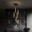 Nordic Minimal LED Pendant Lights Tubes Shaped Chandeliers Home Decor Dinning Living Rooms Villa Island Counter Lighting Fixture