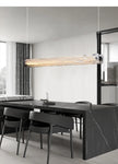 Restaurant long cloud glass chandelier Nordic creative living room dining table bar art lamp