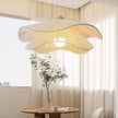 2024 new Chinese style hand-woven chandeliers tea room celebrity log hanging lamp for home decor living dining room furniture