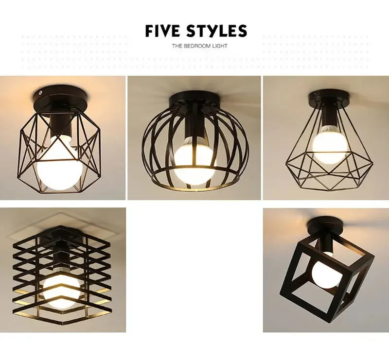vintage industrial E27 ceiling lamp to enhance your living space. Perfect for adding beauty andNew Stylish, modern, retro
