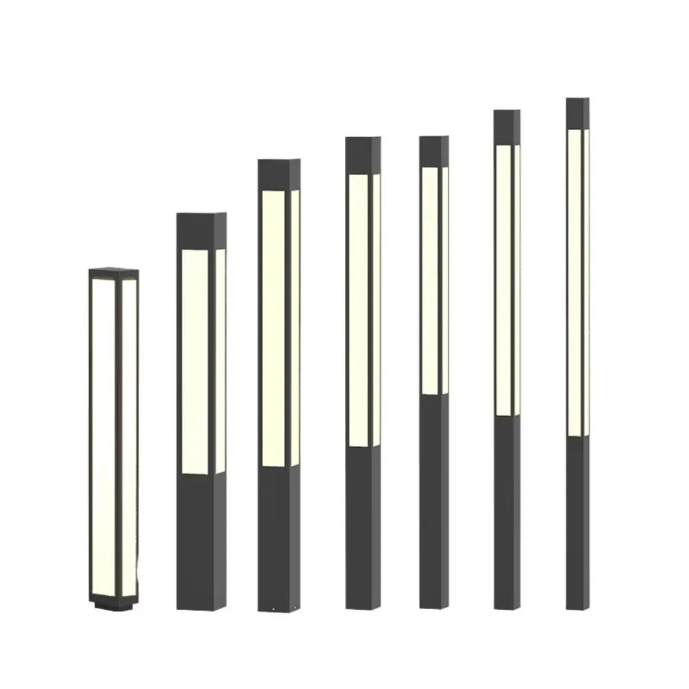 30W IP65 Waterproof Light Emitting Diode Garden Light Modern Outdoor Lighting Column Light Aluminum Popular Column