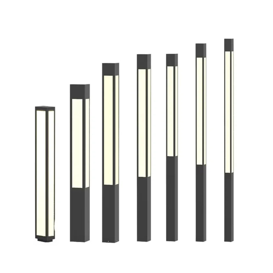 30W IP65 Waterproof Light Emitting Diode Garden Light Modern Outdoor Lighting Column Light Aluminum Popular Column
