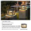 Solar Column Head Lamps Waterproof Courtyard Lamps Gate Pillar Lamps Wall Column Lamps Outdoor Villa Column Head Lamps