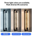 Modern Light Outdoor LED Wall Light Transparent Crystal with Bubble Style for Villa Porch Patio and Garden Lighting Lamps